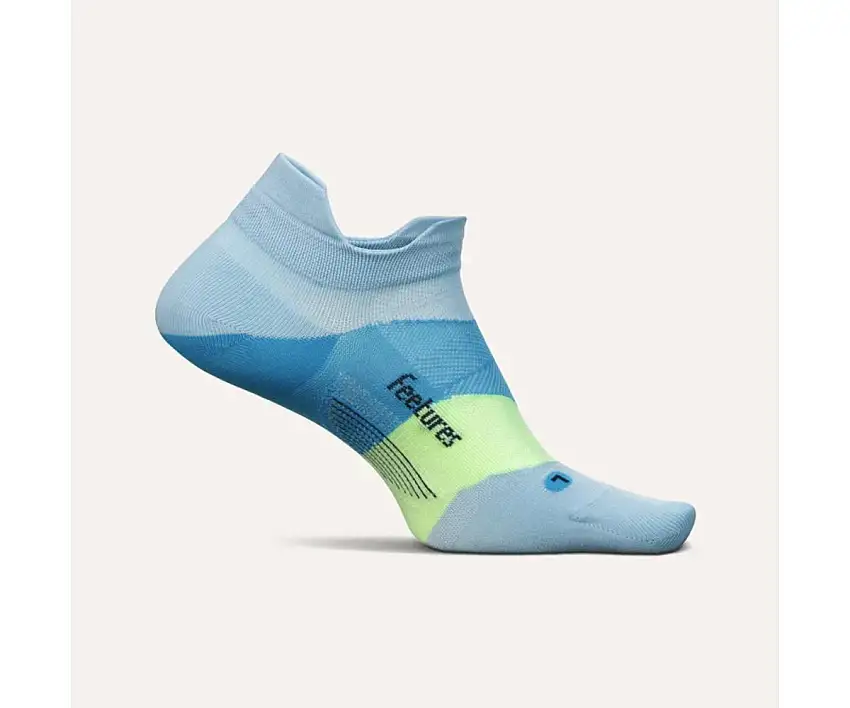 Feetures Löparstrumpor Elite Ultra Light No Show unisex Blue Crystal
