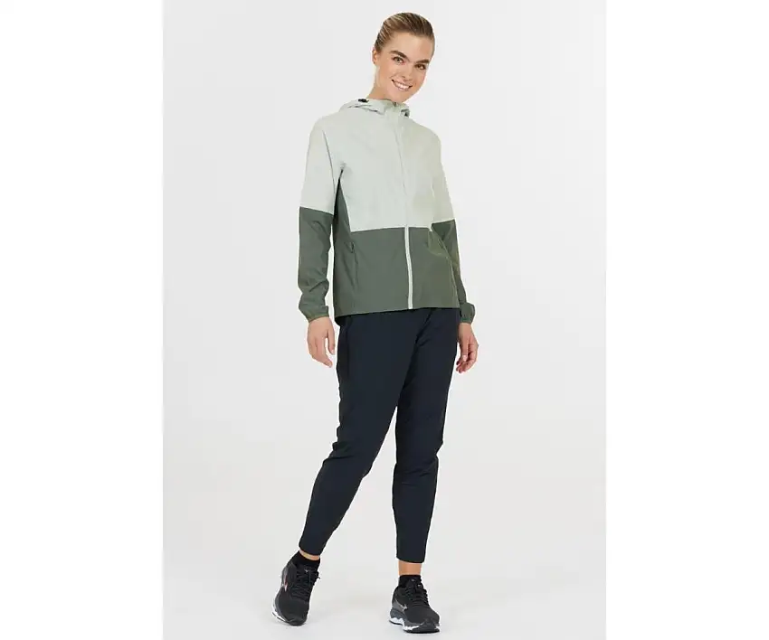 Endurance Löparjacka Kinthar Jacket W/Hood dam Sky Gray