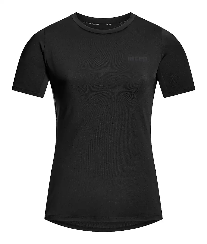 Cep Löpartröja The Run Shirt Round Neck Short Sleeve Black Dam