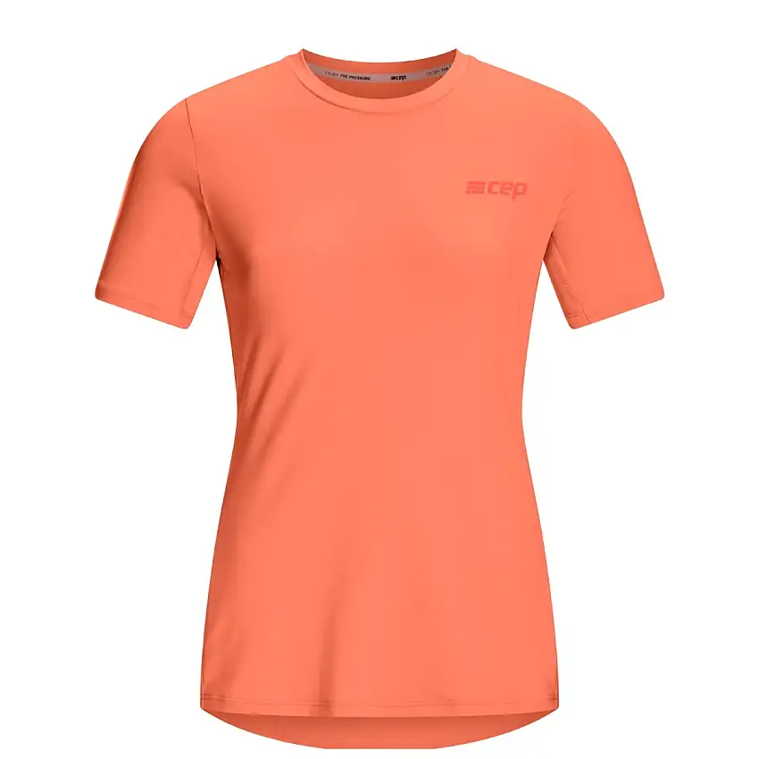 Cep Löpartröja The Run Shirt Round Neck Short Sleeve Coral Dam