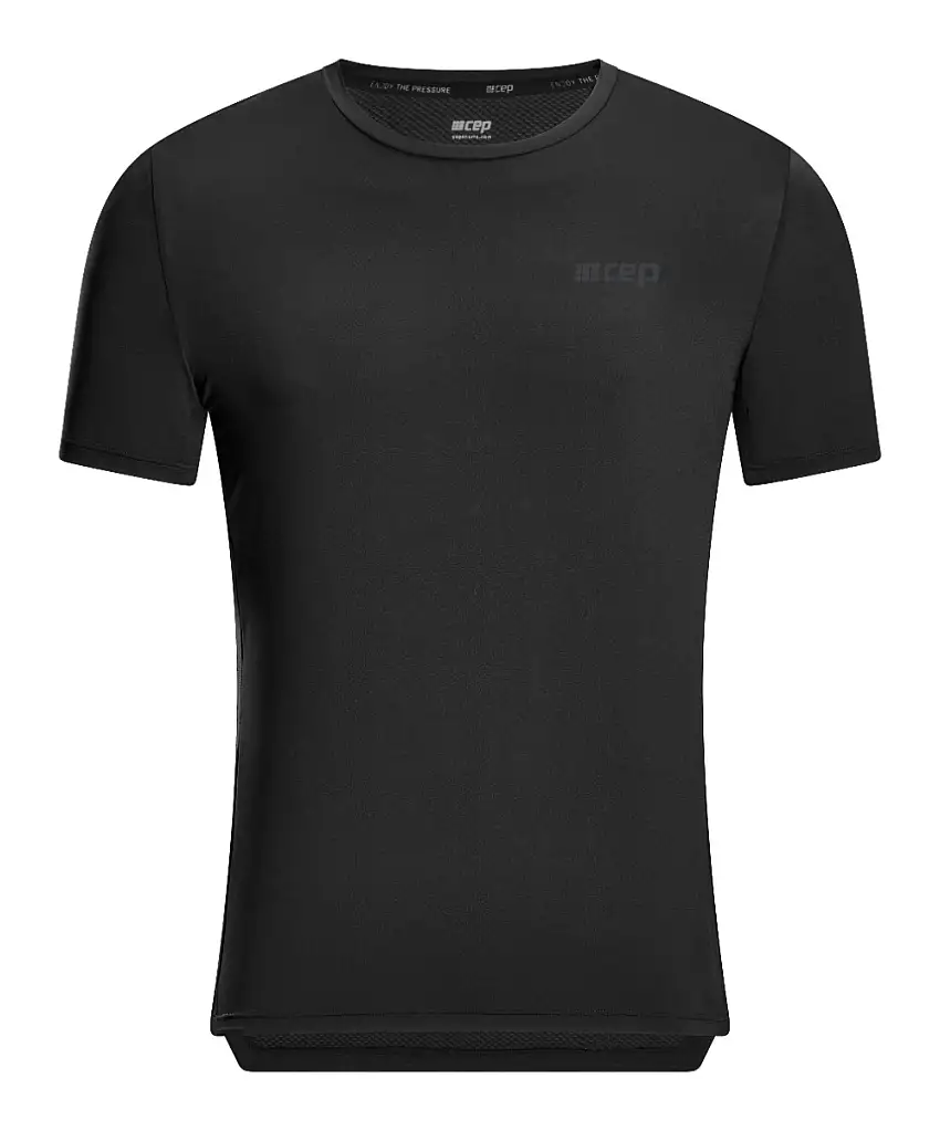 Cep Löpartröja The Run Shirt Round Neck Short Sleeve Black Herr
