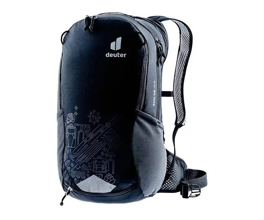 Deuter Löparryggsäck Race Air 14+3 Black o/s unisex