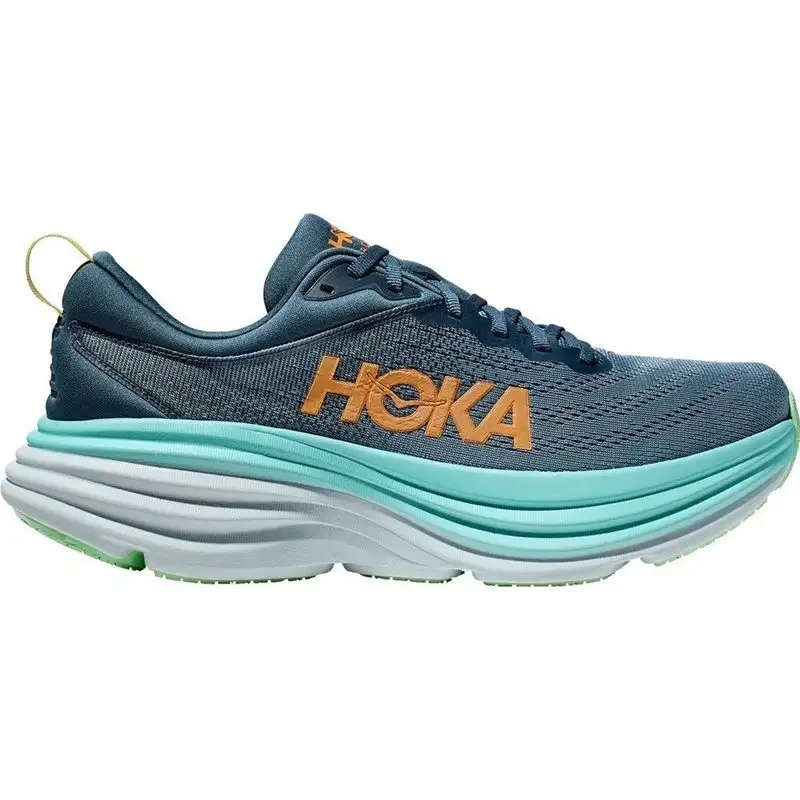 Löparskor Hoka  Bondi 8 Wide Herr Real Teal/Shadow