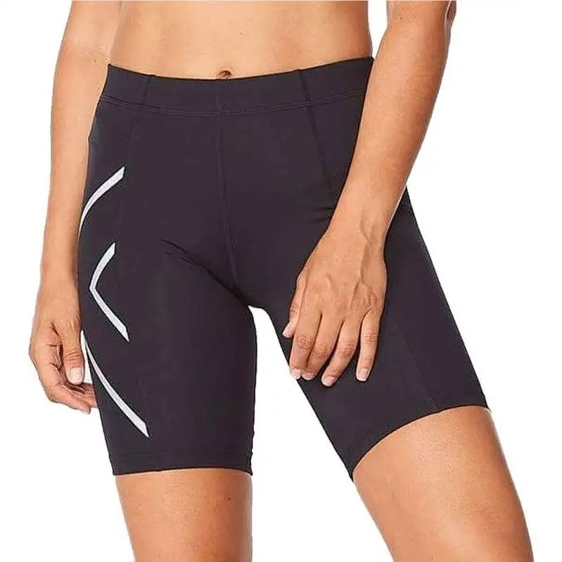 Löparbyxor 2XU Core Compression Shorts Dam Black/Silver