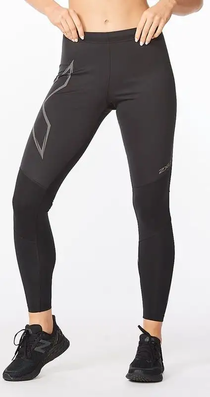 Löparbyxor 2XU Ignition Shield Compression Tights Dam Black/Black Reflective