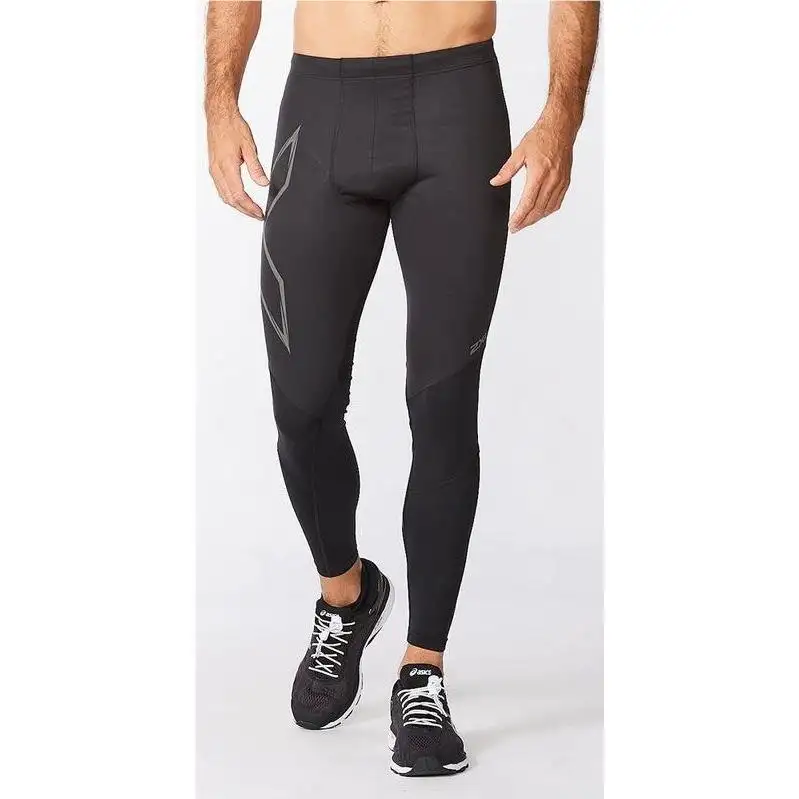 Löparbyxor 2XU Ignition Shield Compression Tights Herr Black/Black Reflective