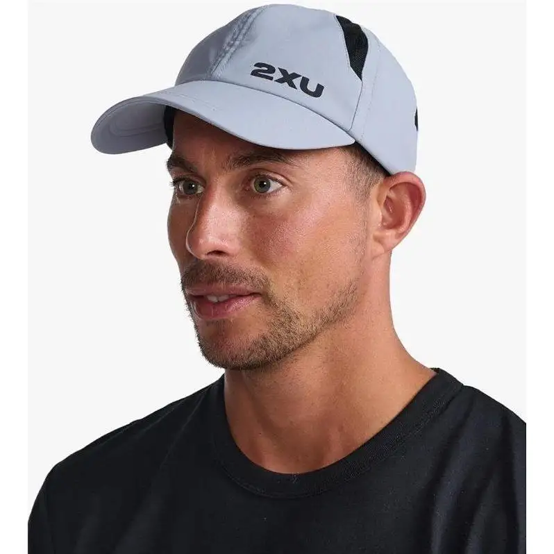 Löparkeps 2XU Run Cap Unisex Weathervane/Black o/s