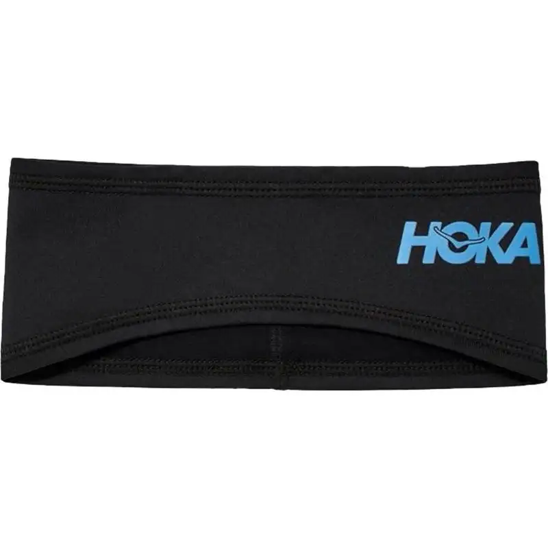 Löparmössa Hoka  Run Fleece Headband Unisex Black o/s