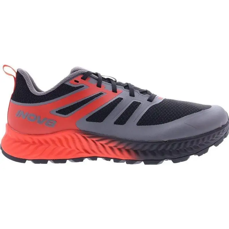 Löparskor Inov-8 TrailFly Herr Black/Fiery Red/Dark Grey