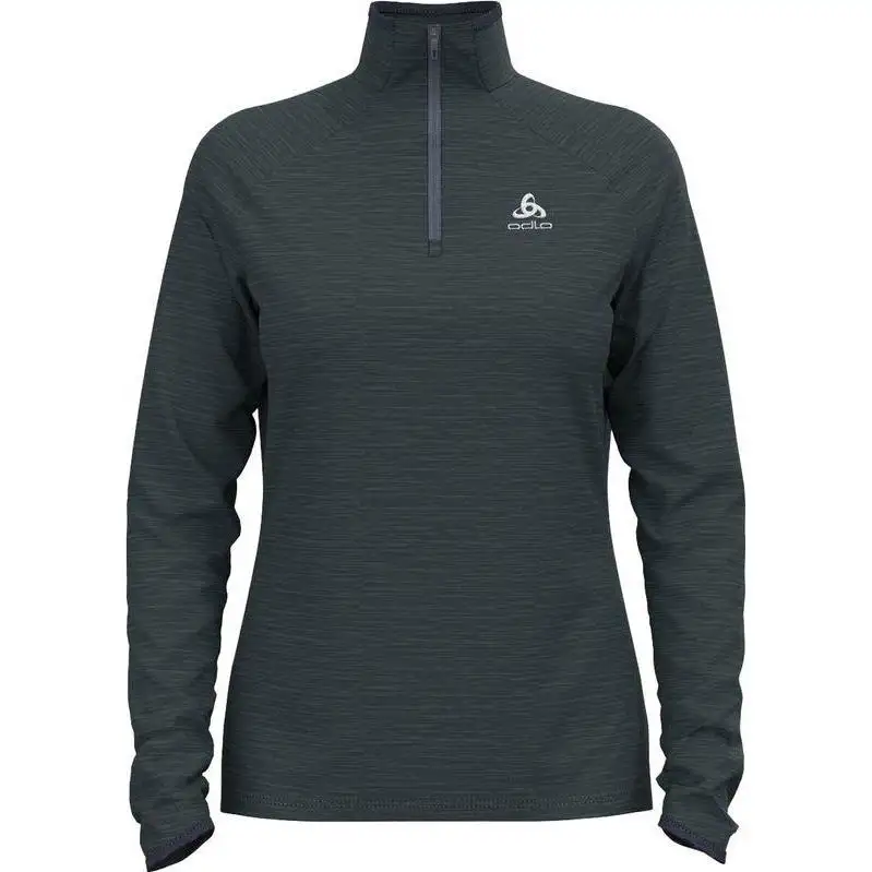 Löpartröja Odlo Mid Layer 1/2 Zip Run Easy Warm Dam India Ink Melange