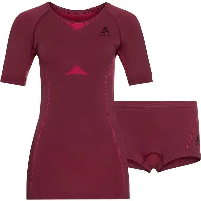 Löparunderkläder Odlo Set Fundamentals Performance Light Dam Raspberry/Pink