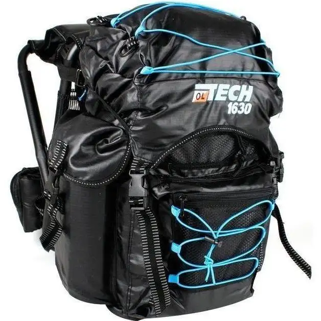 Löparryggsäck OL-Tech Stolryggsäck 1630 Unisex Black/Turquoise o/s