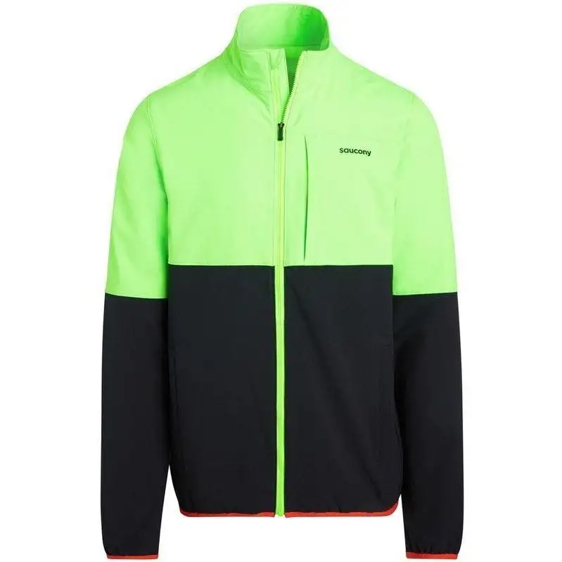 Löparjacka Saucony Bluster Jacket Herr Vizi Slime