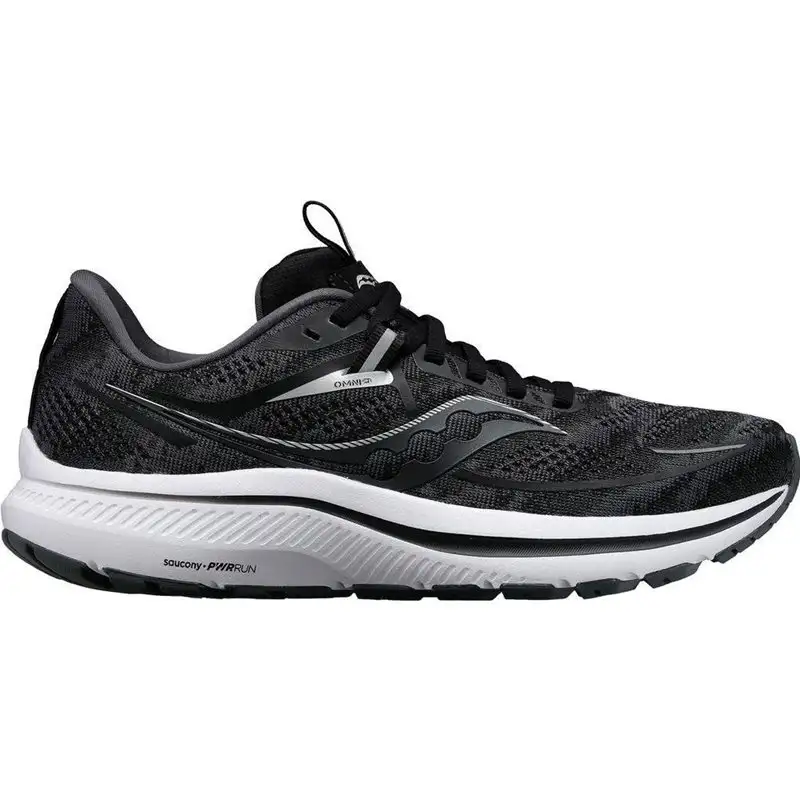Löparskor Saucony Omni 21 Wide Herr Black/White