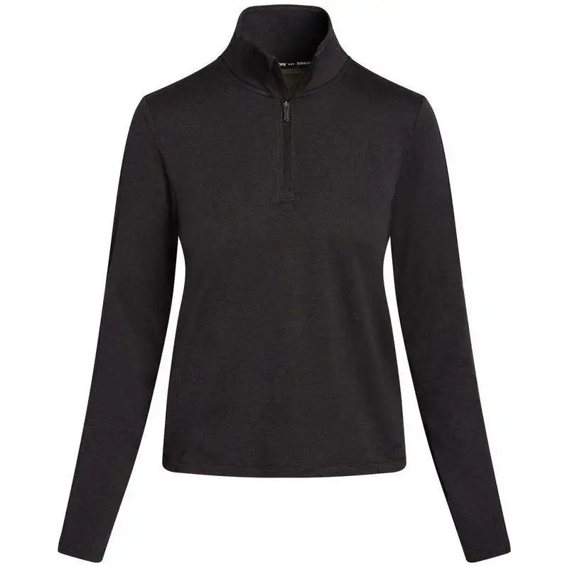 Löpartröja Saucony Sunday 1/4 Zip Herr Black Heather
