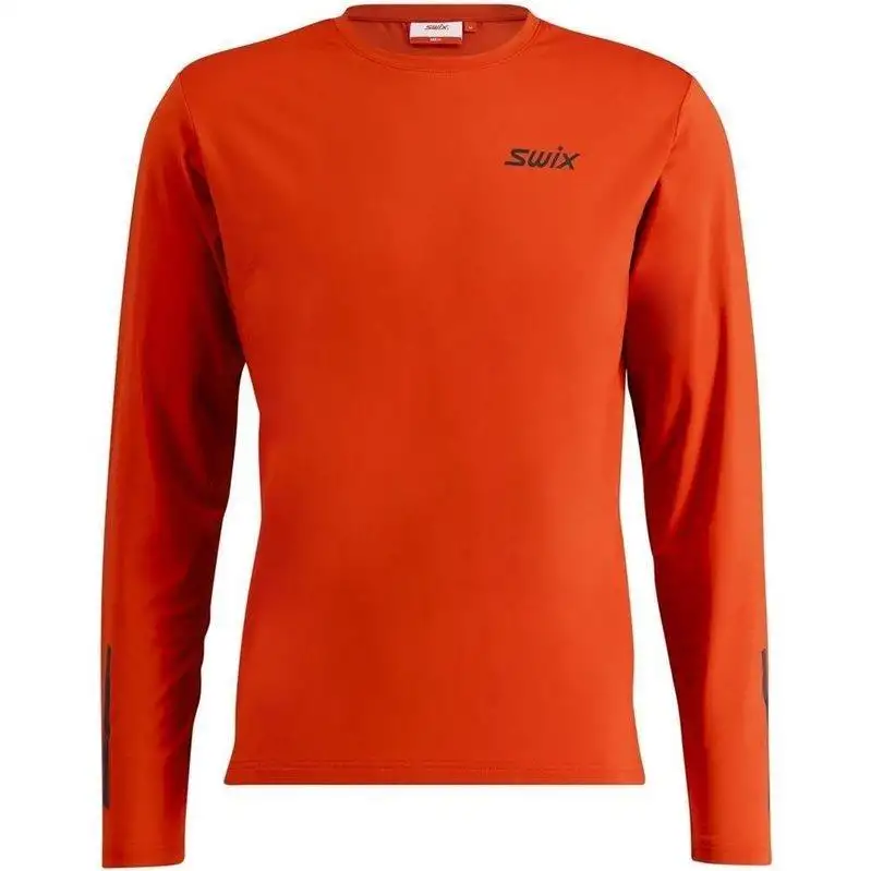Löpartröja Swix Pace NTS LS Baselayer Top Herr Lava