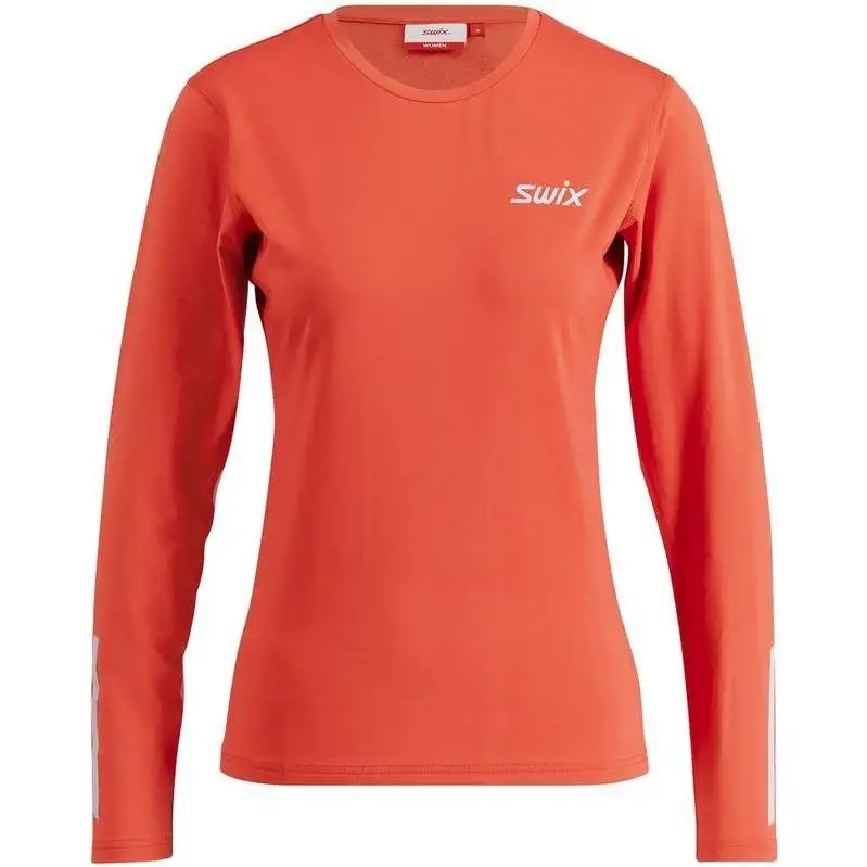 Löpartröja Swix Pace NTS LS Baselayer Top Dam Cayenne
