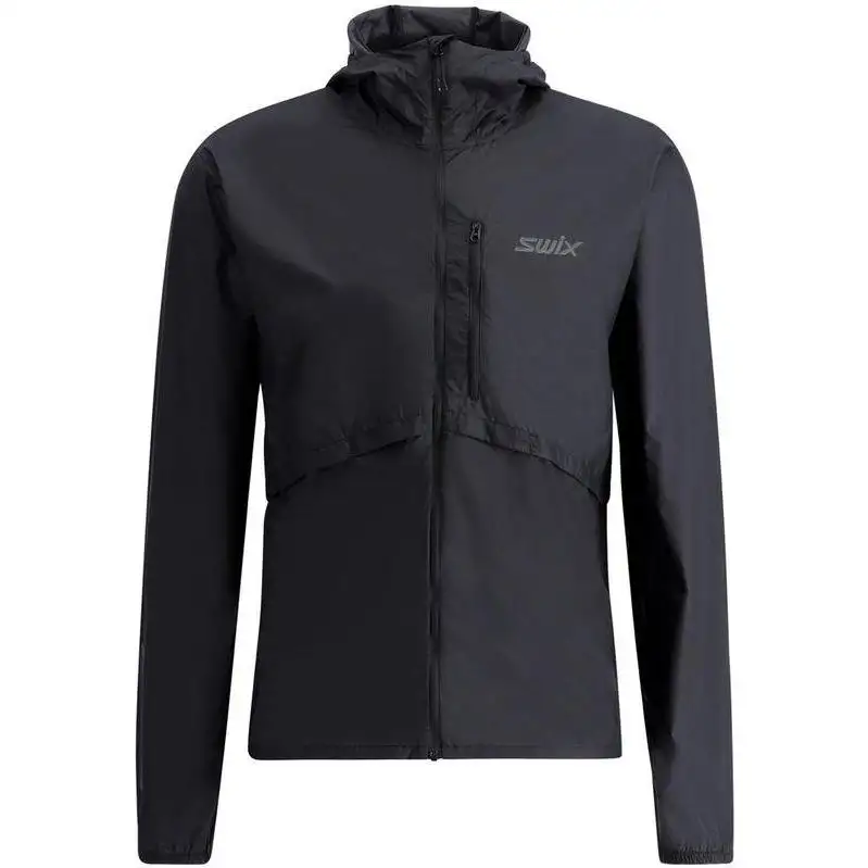 Löparjacka Swix Pace Wind Light Hooded Jacket Herr Black