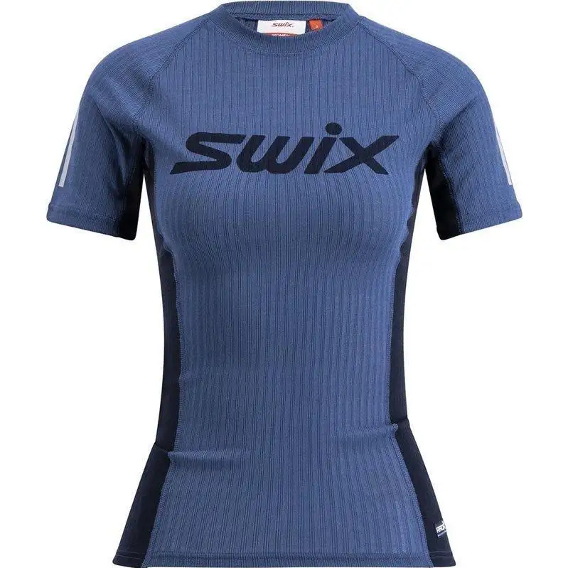 Löpartröja Swix Roadline Racex SS Dam Lake Blue/Dark Navy