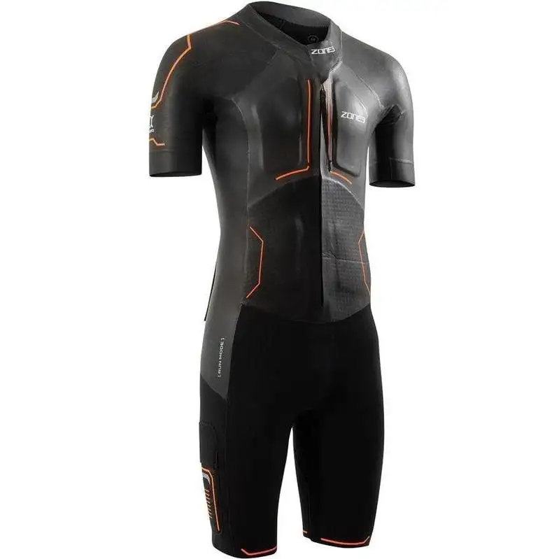 Våtdräkt Zone3 Evolution Swimrun Herr Black/Orange/Gunmetal