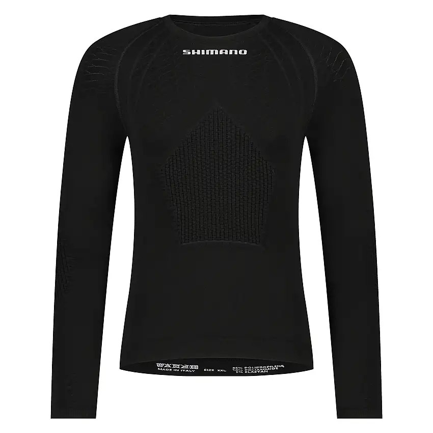 Underställ Shimano Vertex L.S. Base Layer Svart