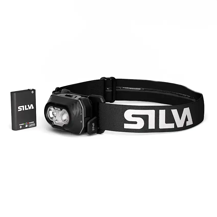 Pannlampa Silva Discover Hybrid Svart