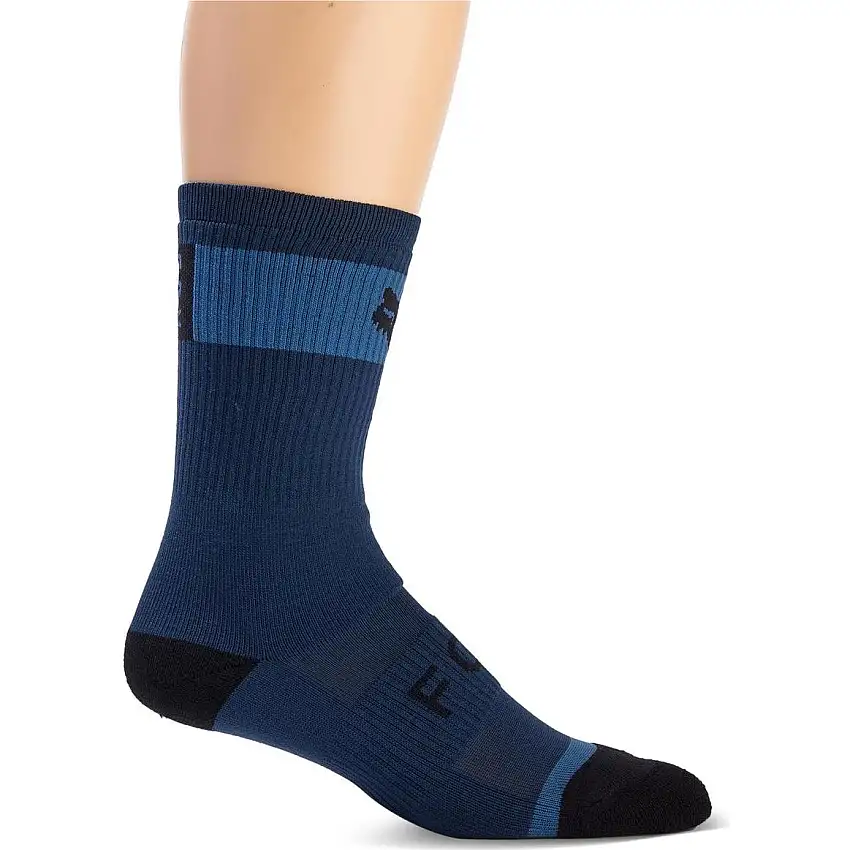 Cykelstrumpor Fox 8" Defend Winter Sock Midnight