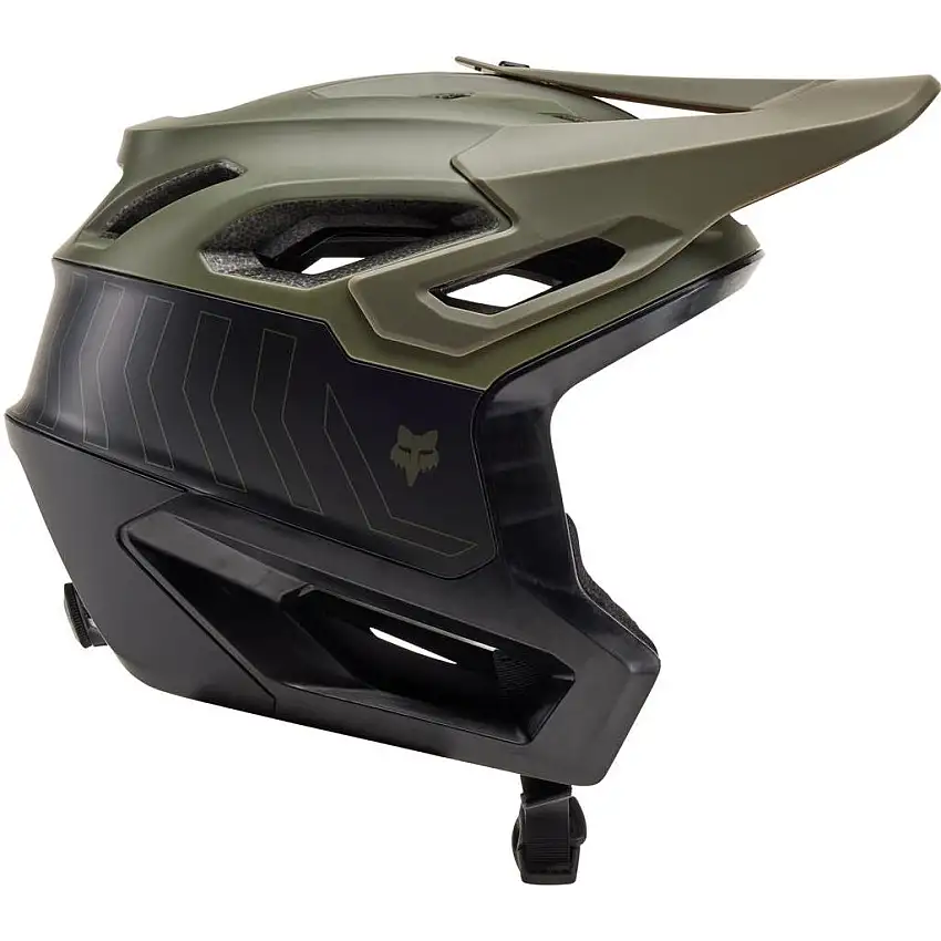Cykelhjälm Fox Dropframe Pro Runn CE Olive Green