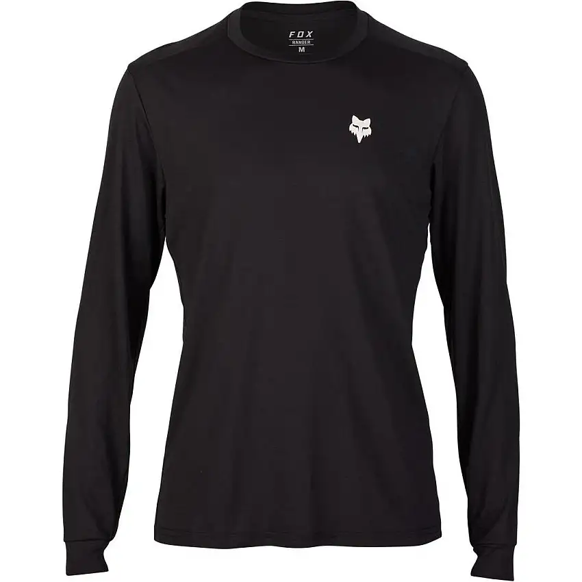 Cykeltröja Fox Ranger Drirelease LS Jersey Shepherds Black