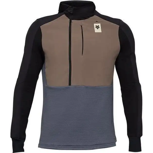 Cykeljacka Fox Defend Thermal Hoodie Ash