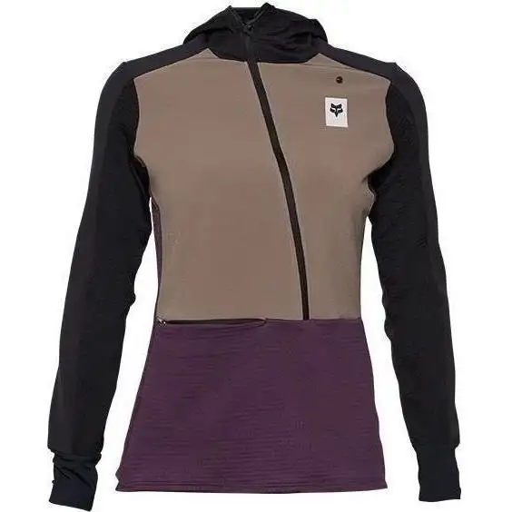 Cykeljacka Fox Dam Defend Thermal Hoodie Ash