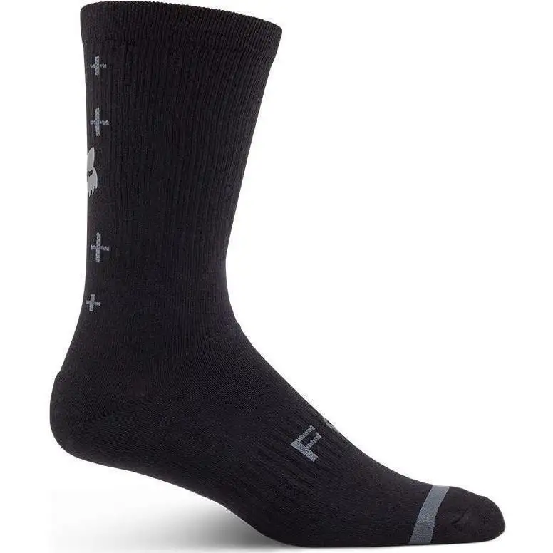 Cykelstrumpor Fox 8" Defend Sock Lunar Black