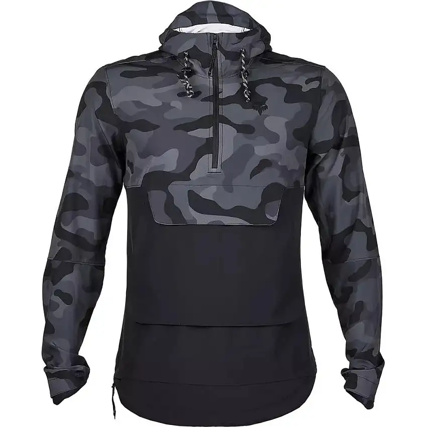 Cykeljacka Fox Ranger Wind Pullover Black Camo