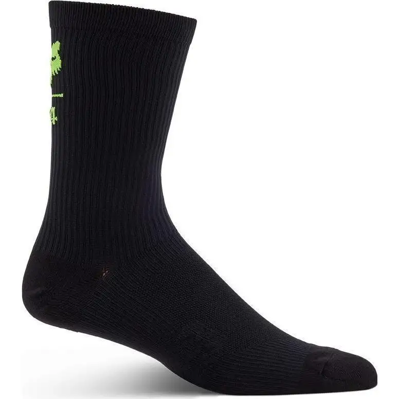 Cykelstrumpor Fox 8" Ranger Sock 74 Black/Yellow