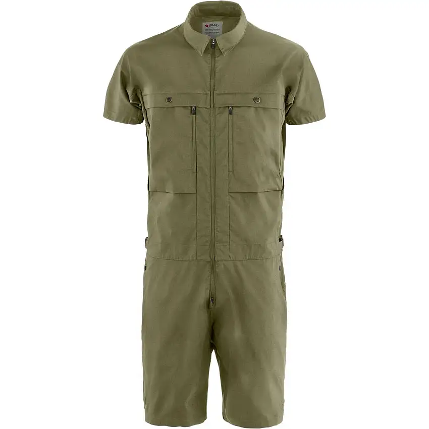 Byxdress Fjällräven Hoja Field Suit M Green