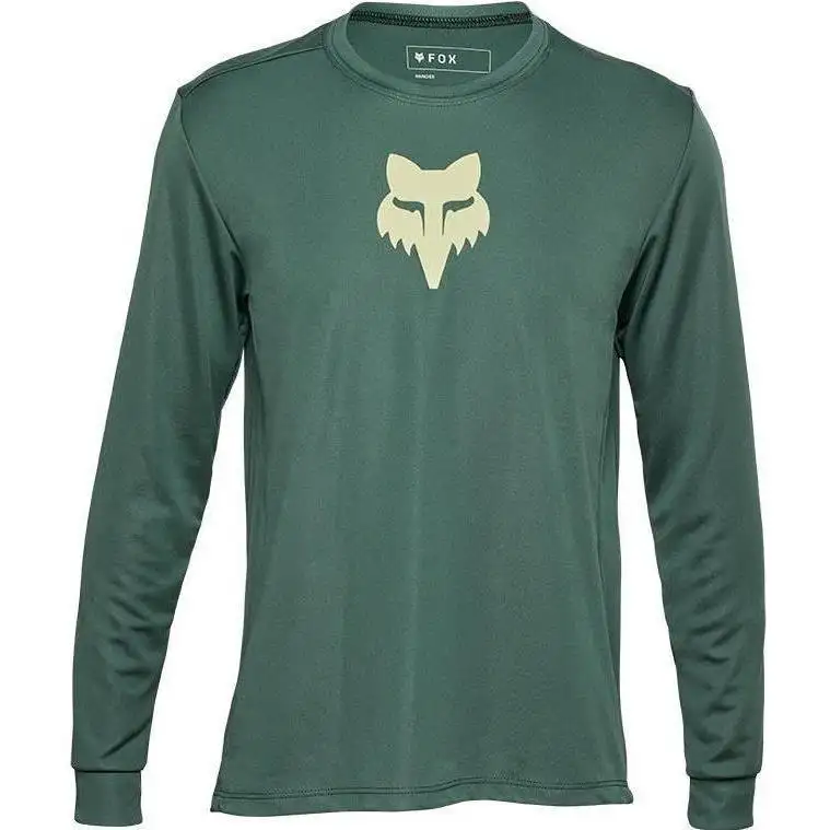 Cykeltröja Fox Junior Ranger LS Jersey Hunter Green