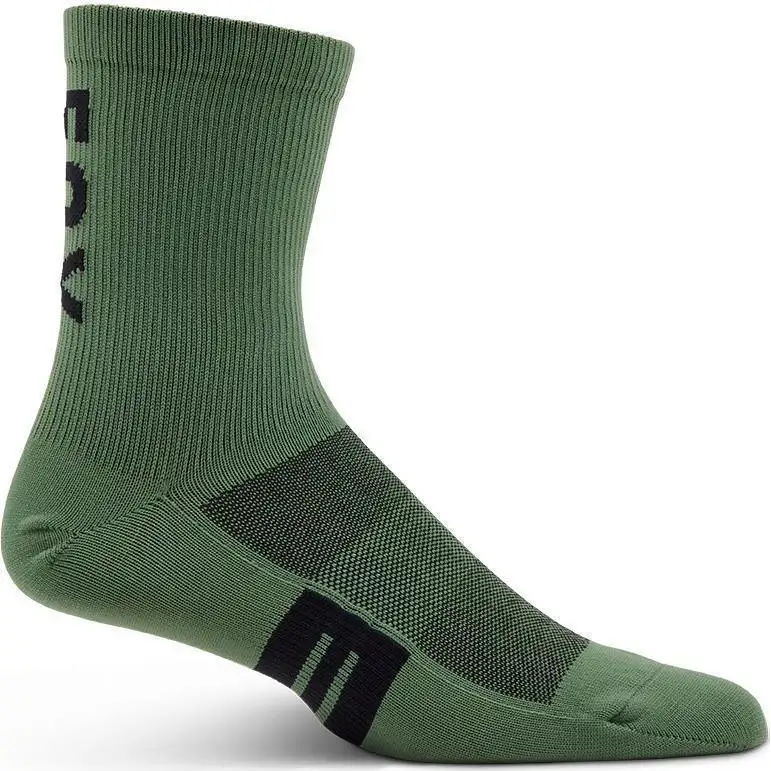 Cykelstrumpor Fox 6" Flexair Merino Sock Moss