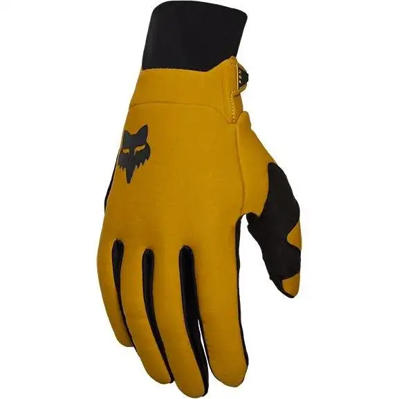 Cykelhandskar Fox Defend Thermo Glove Mustard