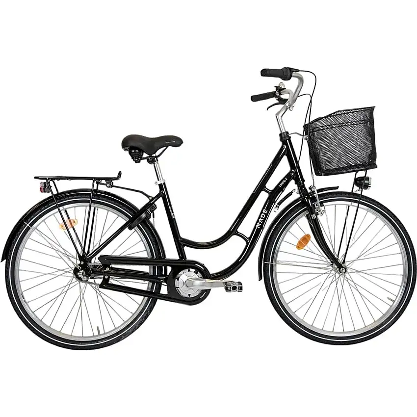 Damcykel MADE Linde 3-växlad 26" svart
