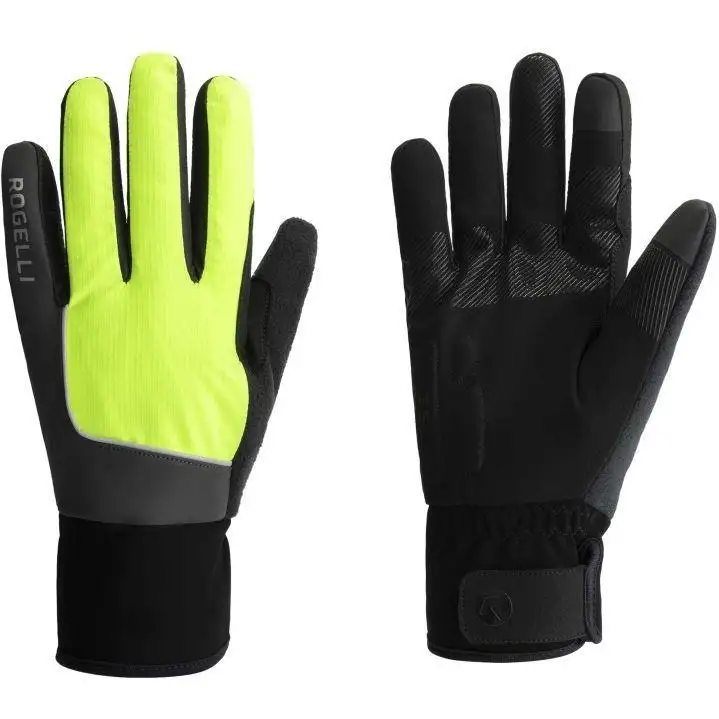 Cykelhandskar Rogelli Essential Hi Vis Unisex Gul