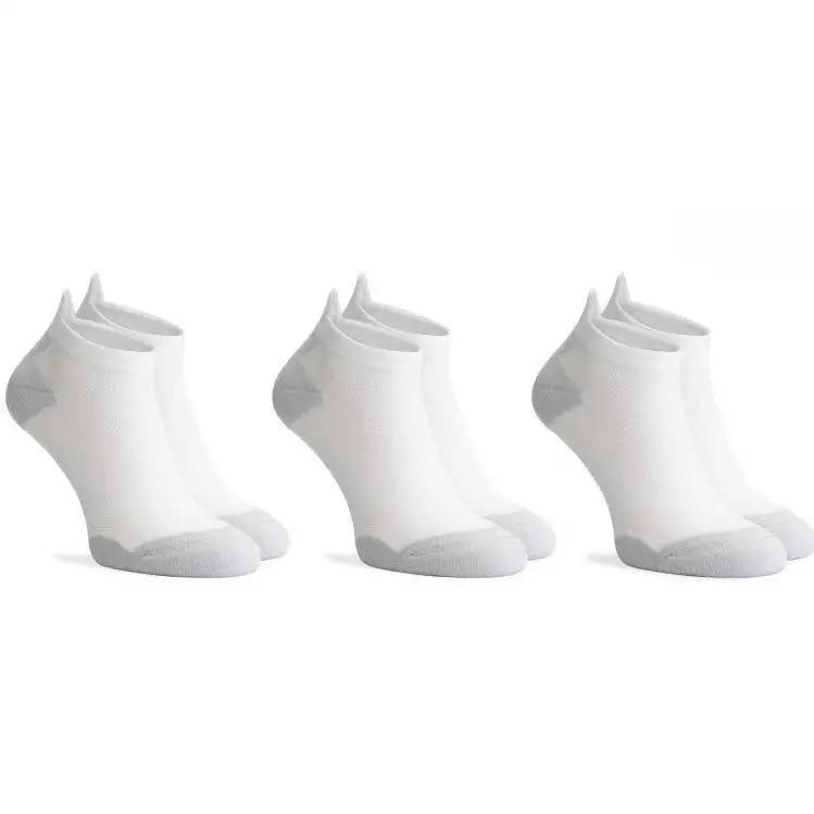 Löparstrumpor Rogelli Core No Show 3-pack Unisex Vit