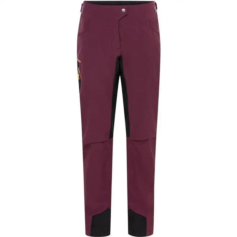 Cykelbyxor Vaude Dam Qimsa Light Softshell Pants Cassis
