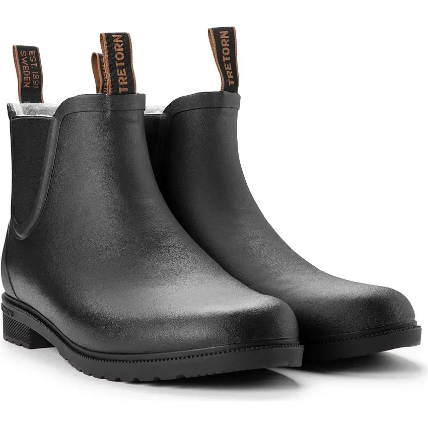 Gummistövlar Tretorn Chelsea Classic Winter Black