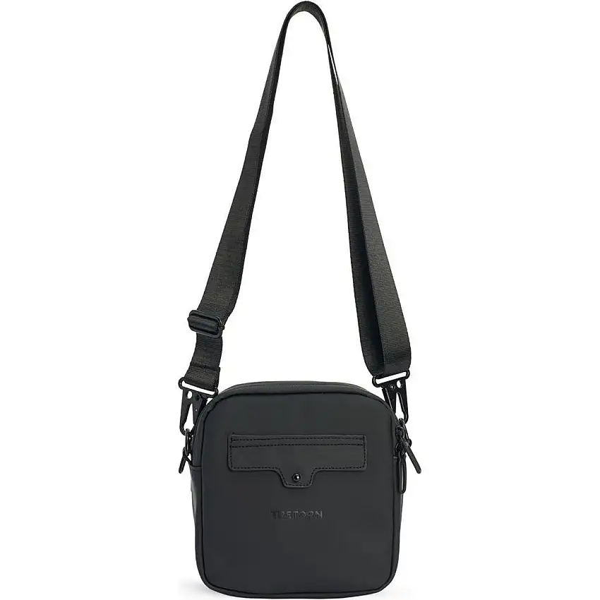 Axelväska Tretorn Pu Crossbody Bag Jet Black