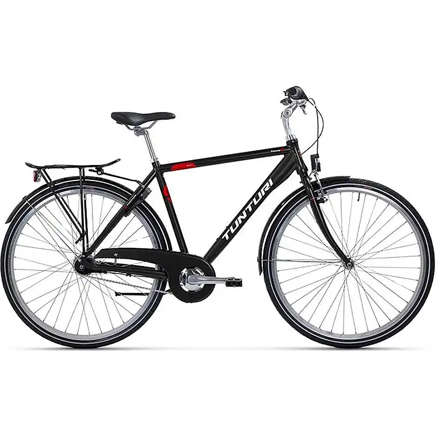 Cityhybrid Tunturi Parkway Herr Black/White/Red