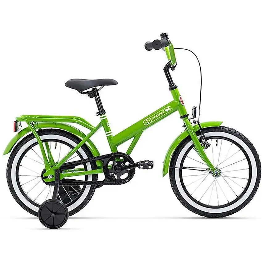 Barncykel Tunturi Poni U16 Green/White