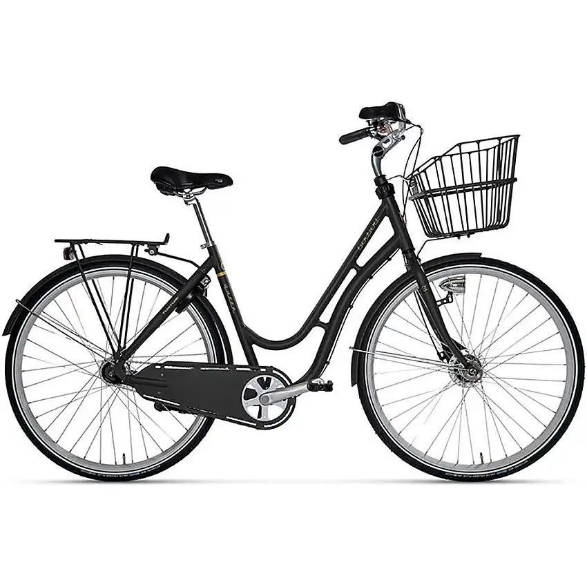 Damcykel Tunturi Queen Dam Matt Black/Gold