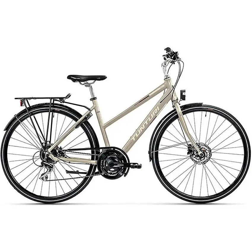 Cityhybrid Tunturi TX500 Dam Mattebeige