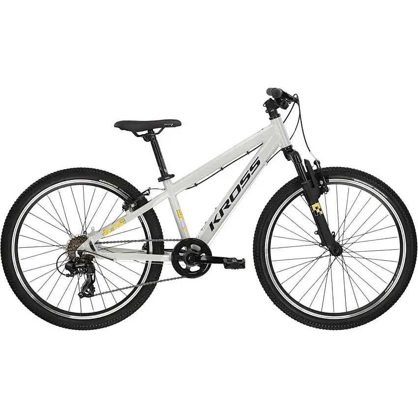 Barncykel Kross Dust Jr 1.0 Grey/Black 24