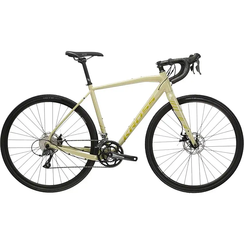 Gravel bike Kross Esker 1.0 Beige/Yellow